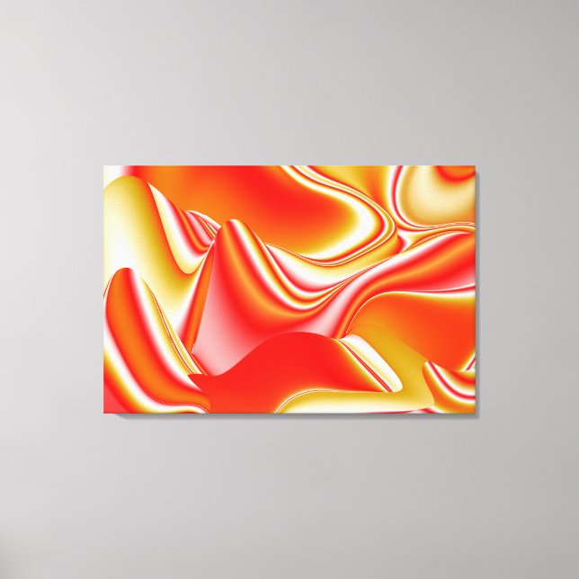 Toile Love and Gold Abstrait 3D Rainbowart (Recto)