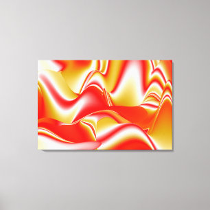 Toile Love and Gold Abstrait 3D Rainbowart