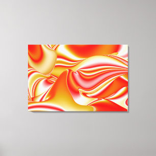 Toile Love and Gold Abstrait 3D Rainbowart