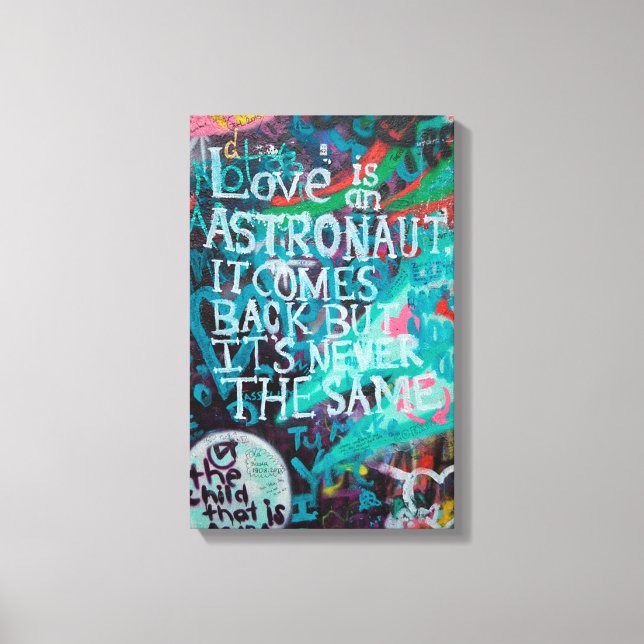 Toile Love Graffiti Art (Recto)
