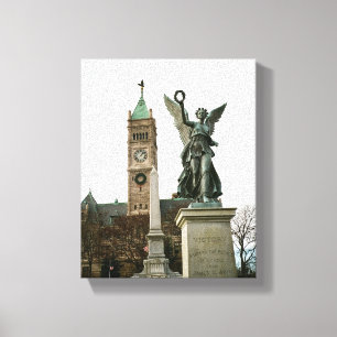 TOILE LOWELL MASSACHUSETTS CITY HALL WRAPEE CANVAS