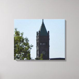 TOILE LOWELL MASSACHUSETTS SÉRIE DE TOITS EMBALLÉS