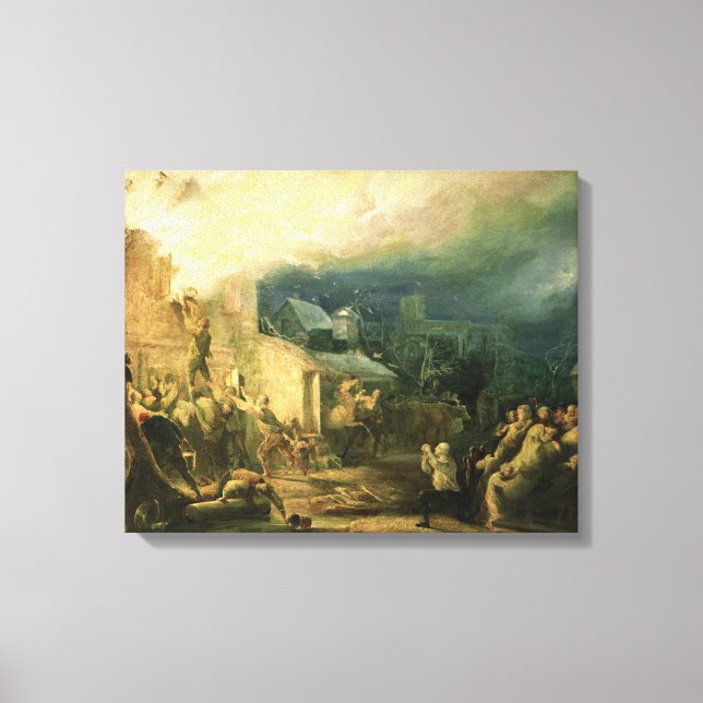 Toile L'Secourt de John Wesley (Recto)