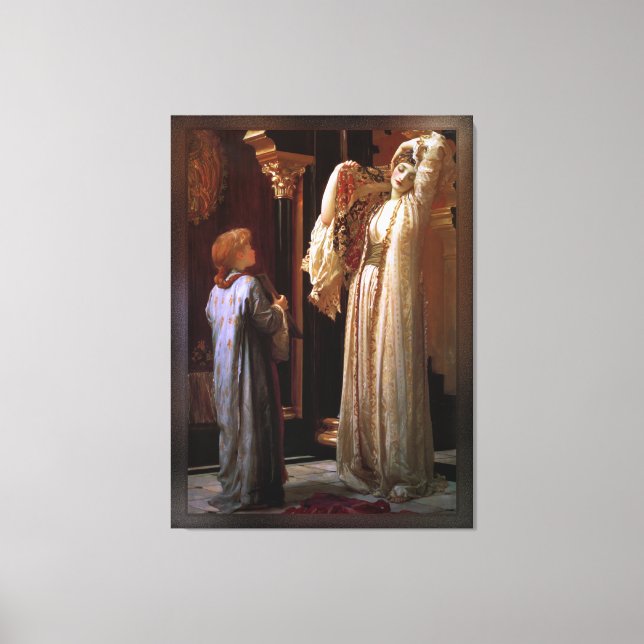 Toile Lumière du Harem par Lord Frederic Leighton (Recto)