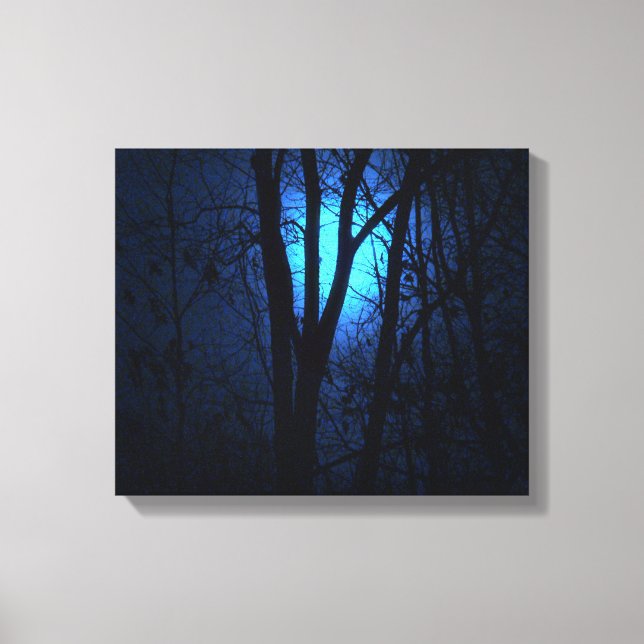 Toile Lune Bleue ! (Recto)