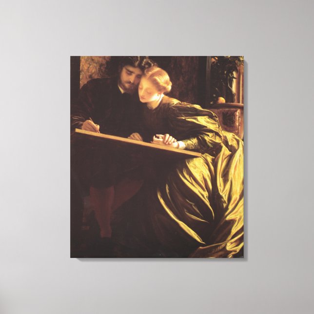 Toile Lune de miel du peintre - Lord Frederic Leighton (Recto)