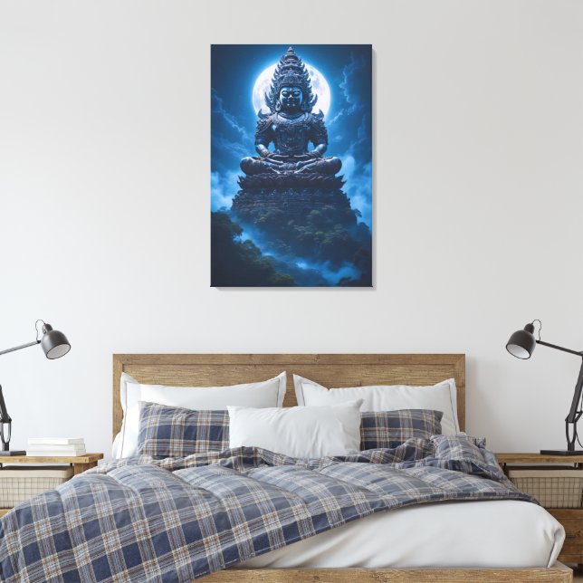 Toile Lune du Gardien Silencieux (Insitu(Chambre))