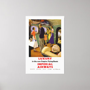 Toile Luxe dans le nouvel empire Bateaux Volants