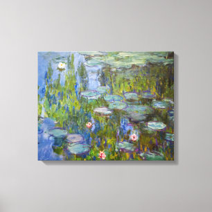 Toile Lys d'eau Claude Monet