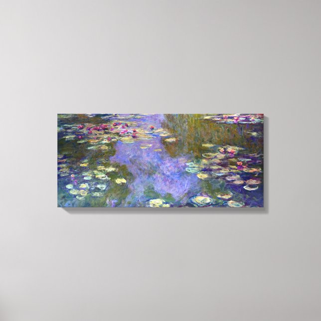 Toile Lys d'eau Claude Monet (Recto)