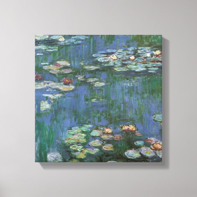 Toile Lys d'eau Monet vintages (Recto)