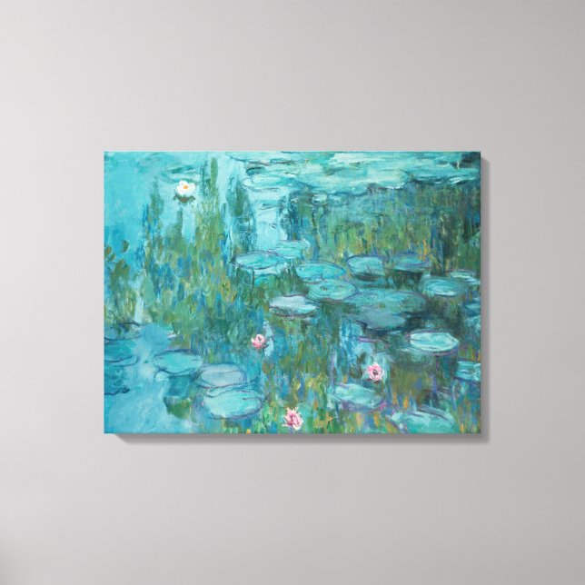 Toile Lys d'eau (par Claude Monet, 1915) (Recto)