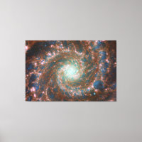 M74 Galaxie spirale | NGC 628 | Hubble & JWST