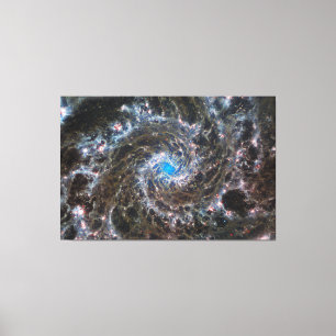 Toile M74 (M74) Galaxie NGC 628 MIRI JWST