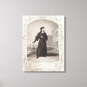 Toile M. Macready comme Shylock, Acte I Scène 3, dans "T