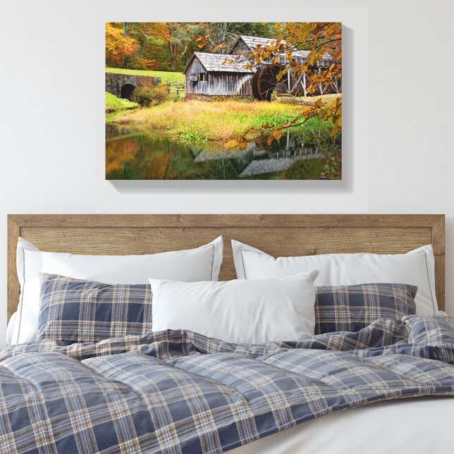 Toile Mabry Mill à l'automne (Créateur téléchargé)