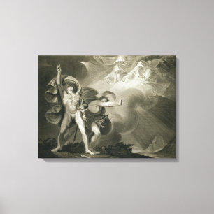 Toile Macbeth, Banquo et les trois sorcières sur la sant