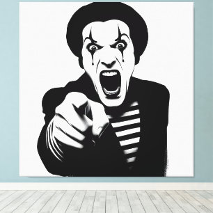 Toile Mad Mime