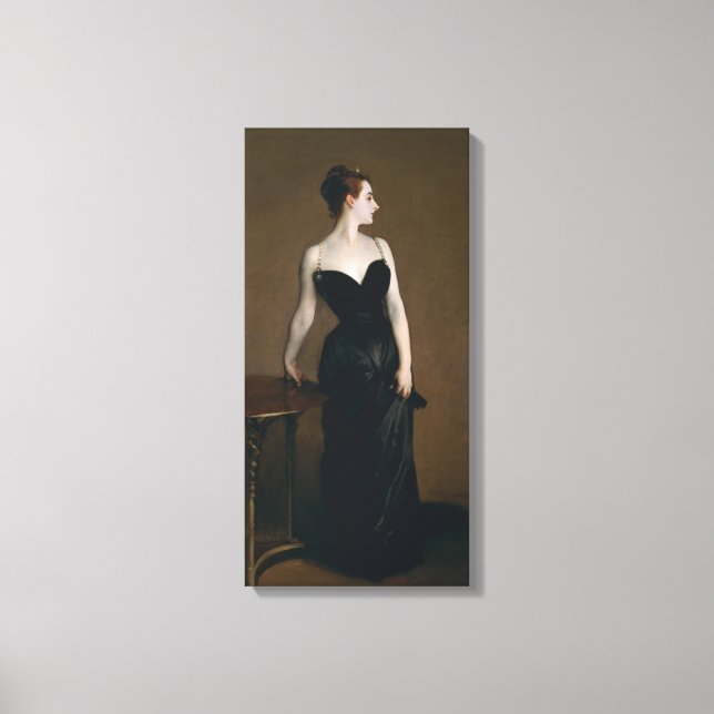 Toile Madame X par John Singer Sargent (Recto)