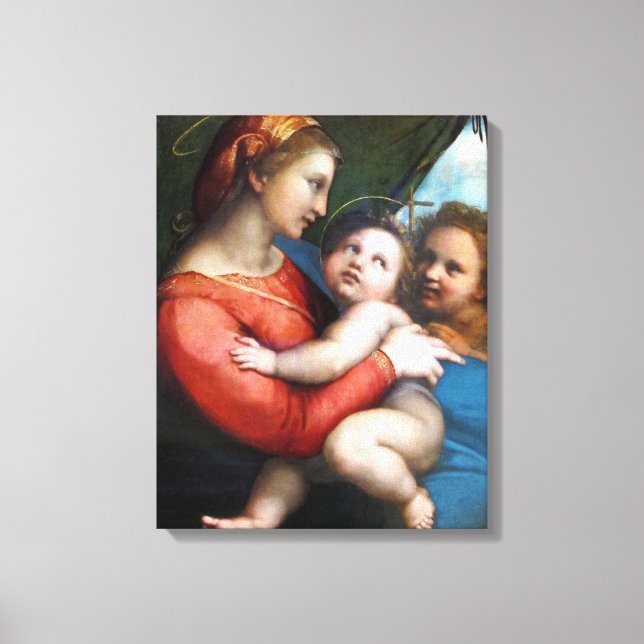 Toile Madonna della Tenda - Raphael - c1513 (Recto)