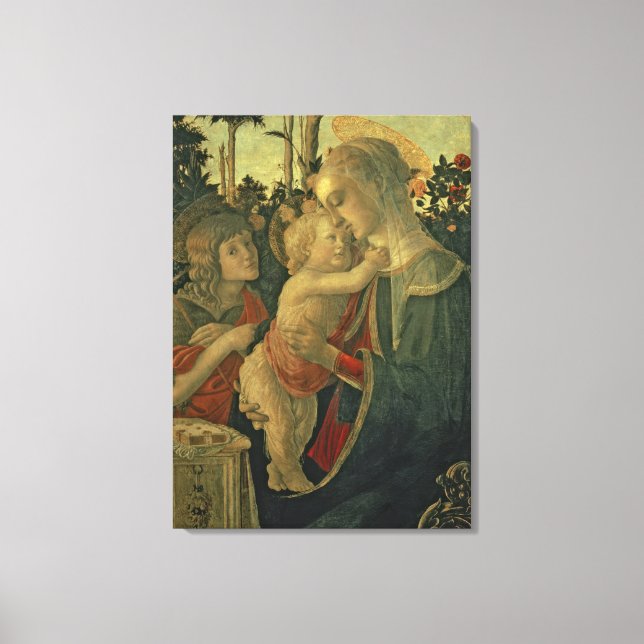 Toile Madonna et Enfant avec Saint Jean le Baptiste (hui (Recto)