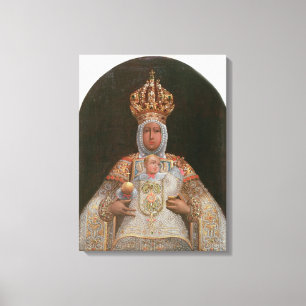 Toile Madonna et enfant, école de Cusco