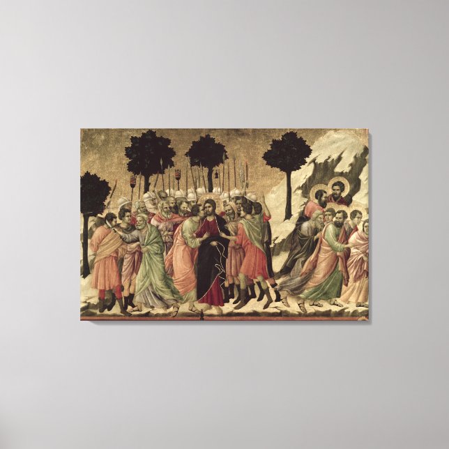 Toile Maesta : Trahison du Christ, 1308-11 (Recto)