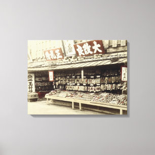 Toile Magasin de chaussure à Kyoto, c.1890 (photo