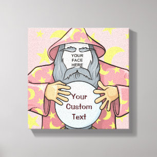 Toile Mage avec votre visage