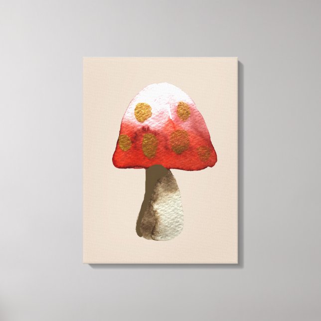 Toile Magie de Toadstool de champignon rouge (Recto)