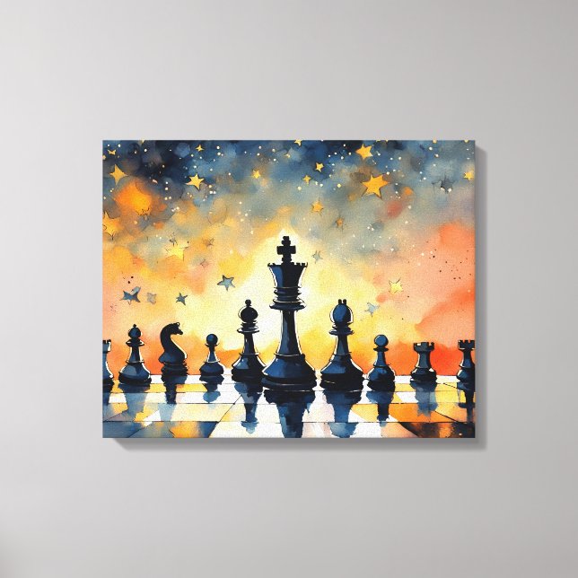 Toile Magie des échecs (Recto)