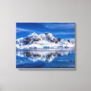 Toile magnifique Antarctique bleu