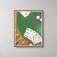 Main de Poker gagnante six à dix