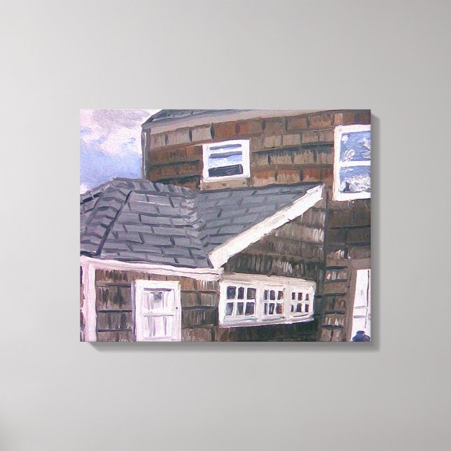 Toile Maison classique de Hamptons par Aaron Monet (Recto)