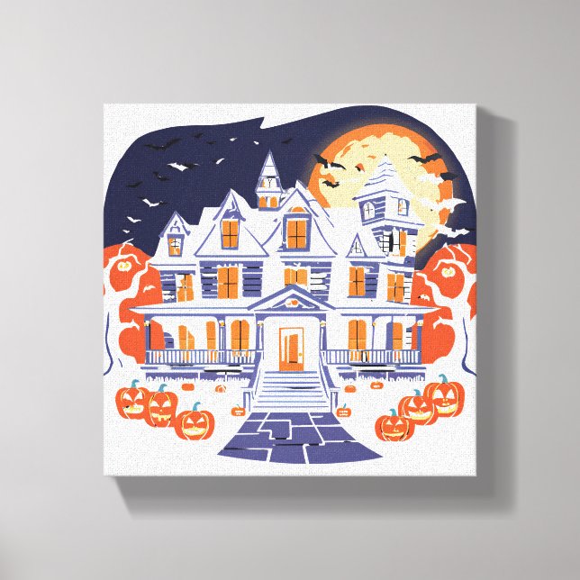 Toile Maison hantée (Recto)
