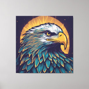 Toile Majestic Bald Eagle