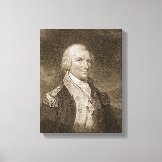 Toile Major Arthur St. Clair, gravé par Edward (Recto)