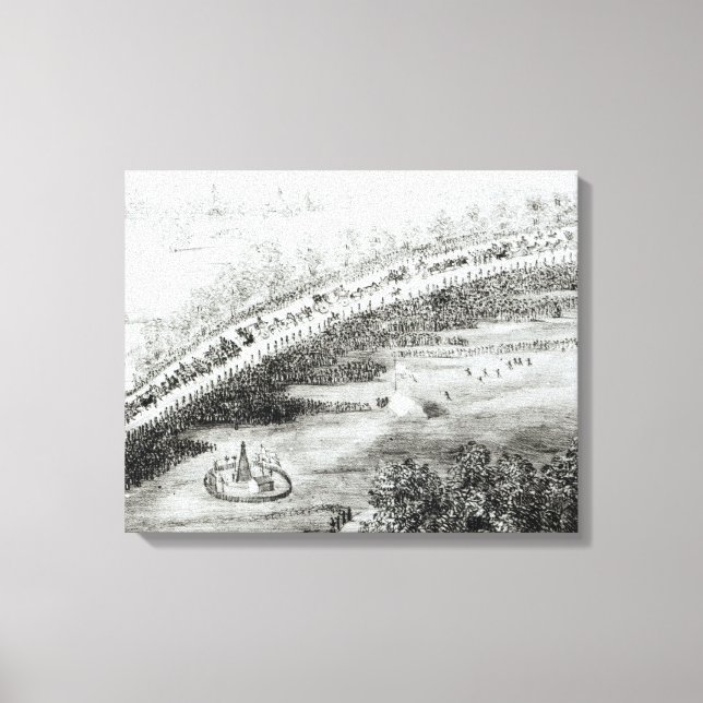 Toile Majorité Gracieuse et Escort quittant (Recto)