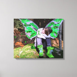 Toile Maladie de Lyme Guerrière au repos Fille Ange ou F