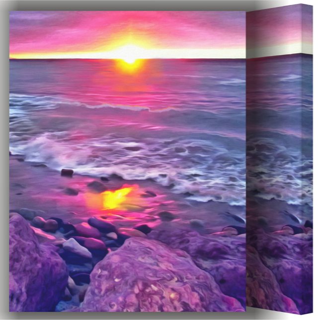 Toile Malecon Sunset 0911 Art (Créateur téléchargé)
