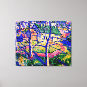 Toile Malevich - Pommes en fleurs,
