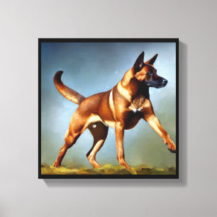 Toile Malinois Shepherd Dog
