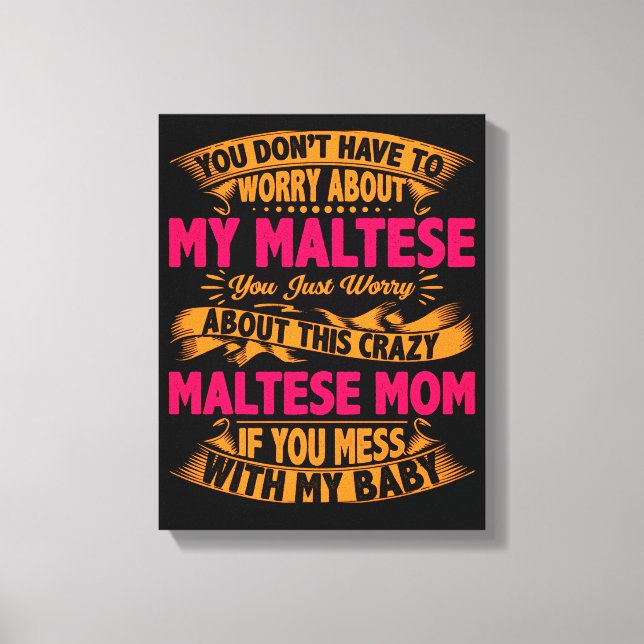Toile Maman Maltaise folle (Recto)