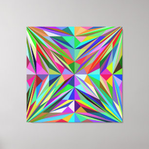 Toile Mandala Abstrait