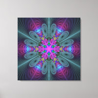 Mandala Colorful Striant Fractal Art Kaleidoscope