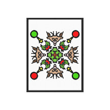 Mandala de la nature des fêtes