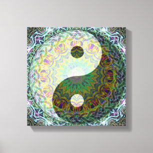 Toile Mandala de Yin Yang