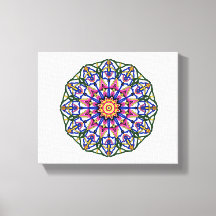 Mandala en fleurs