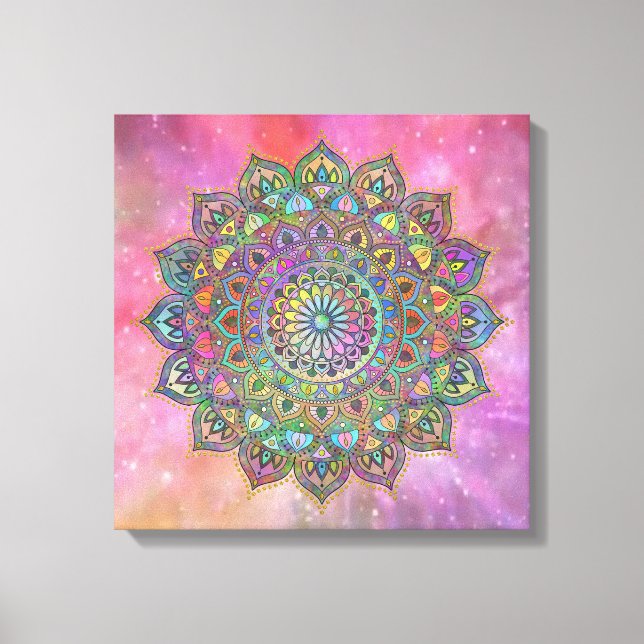 Toile Mandala Inde Style 1 (Recto)
