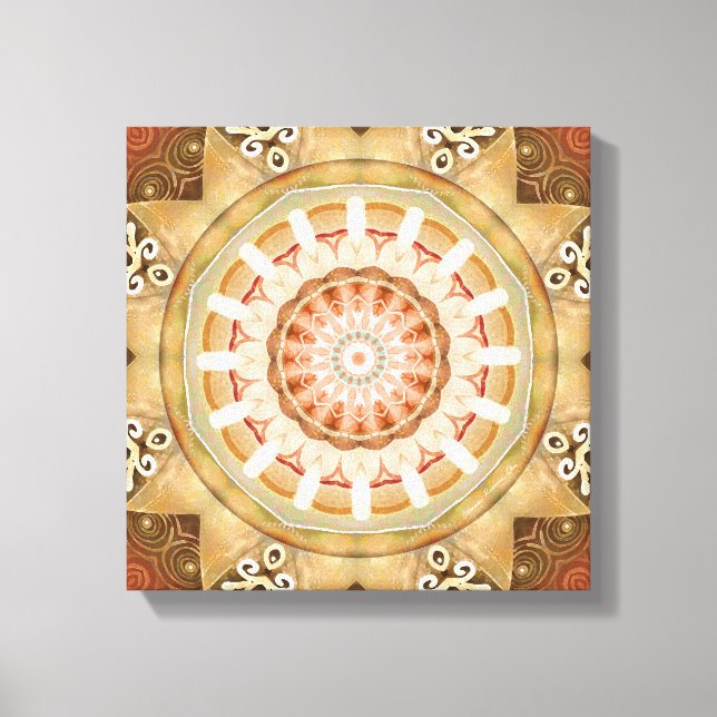 Toile Mandalas de pardon et version 23 enveloppement en  (Recto)